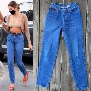 Rare Levi’s 501 vintage high rise button fly jeans